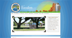 Desktop Screenshot of cityofescalon.org